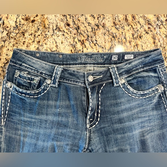 Miss Me Boot Cut Plain Pocket - Picture 2 of 8